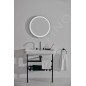 Ideal Standard Conca - Console métallique pour lavabo 80 cm, soie noire E2533XG Ideal Standard Conca - Console métallique pour lavabo 80 cm, soie noire E2533XG