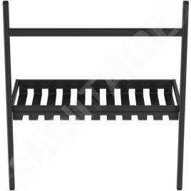 Ideal Standard Conca - Console métallique pour lavabo 80 cm, soie noire E2654XG