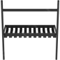 Ideal Standard Conca - Console métallique pour lavabo 80 cm, soie noire E2654XG Ideal Standard Conca - Console métallique pour lavabo 80 cm, soie noire E2654XG