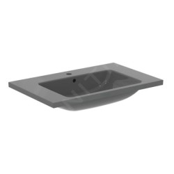 Ideal Standard i.Life B - Lavabo pour meuble 81x51 cm, avec trop-plein, trou pour robinetterie, gris brillant T460458