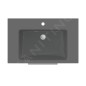 Ideal Standard i.Life B - Lavabo pour meuble 81x51 cm, avec trop-plein, trou pour robinetterie, gris brillant T460458 Ideal Standard i.Life B - Lavabo pour meuble 81x51 cm, avec trop-plein, trou pour robinetterie, gris brillant T460458