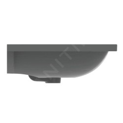 Ideal Standard i.Life B - Lavabo pour meuble 81x51 cm, avec trop-plein, trou pour robinetterie, gris brillant T460458