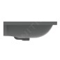 Ideal Standard i.Life B - Lavabo pour meuble 81x51 cm, avec trop-plein, trou pour robinetterie, gris brillant T460458 Ideal Standard i.Life B - Lavabo pour meuble 81x51 cm, avec trop-plein, trou pour robinetterie, gris brillant T460458