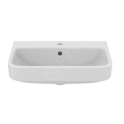 Ideal Standard i.Life B - Lavabo 55x44 cm, avec trop-plein, trou pour robinetterie, SmartGuard, blanc T4608HY