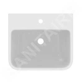 Ideal Standard i.Life B - Lavabo 50x40 cm, avec trop-plein, trou pour robinetterie, SmartGuard, blanc T4609HY