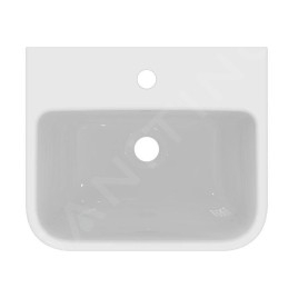 Ideal Standard i.Life B - Lavabo 45x38 cm, avec trop-plein, trou pour robinetterie, SmartGuard, blanc T4610HY