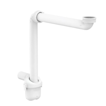 Hansgrohe Accessoires - Siphon de lavabo, gain de place, 32mm, blanc 54235000