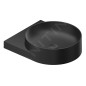Ravak Yard - Lavabo 405x500 mm, sans trop-plein, sans trou pour robinet, noir mat XJX0D040000 Ravak Yard - Lavabo 405x500 mm, sans trop-plein, sans trou pour robinet, noir mat XJX0D040000