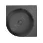 Ravak Yard - Lavabo d'angle 45x45 cm, sans trop-plein, sans trou pour robinet, noir mat XJX0D045000 Ravak Yard - Lavabo d'angle 45x45 cm, sans trop-plein, sans trou pour robinet, noir mat XJX0D045000