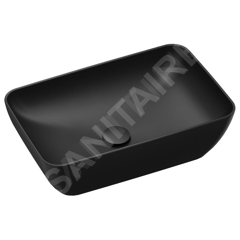 Ravak UNI - Vasque à poser, 500x310 mm, sans trop-plein, noir mat XJX0D150000 Ravak UNI - Vasque à poser, 500x310 mm, sans trop-plein, noir mat XJX0D150000
