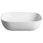 Aqualine Lavabos - Vasque à poser, 46x34 cm, sans trop-plein, blanc 46341 Aqualine Lavabos - Vasque à poser, 46x34 cm, sans trop-plein, blanc 46341