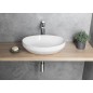 Aqualine Lavabos - Vasque à poser, 51x37 cm, sans trop-plein, blanc 50361 Aqualine Lavabos - Vasque à poser, 51x37 cm, sans trop-plein, blanc 50361