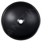 Sapho Priori - Lavabo pour plan de travail, diamètre 41 cm, sans trop-plein, noir/blanc PI034 Sapho Priori - Lavabo pour plan de travail, diamètre 41 cm, sans trop-plein, noir/blanc PI034