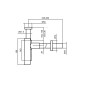 Laufen Kit de vidange - Siphon design, or brossé H3749800830001