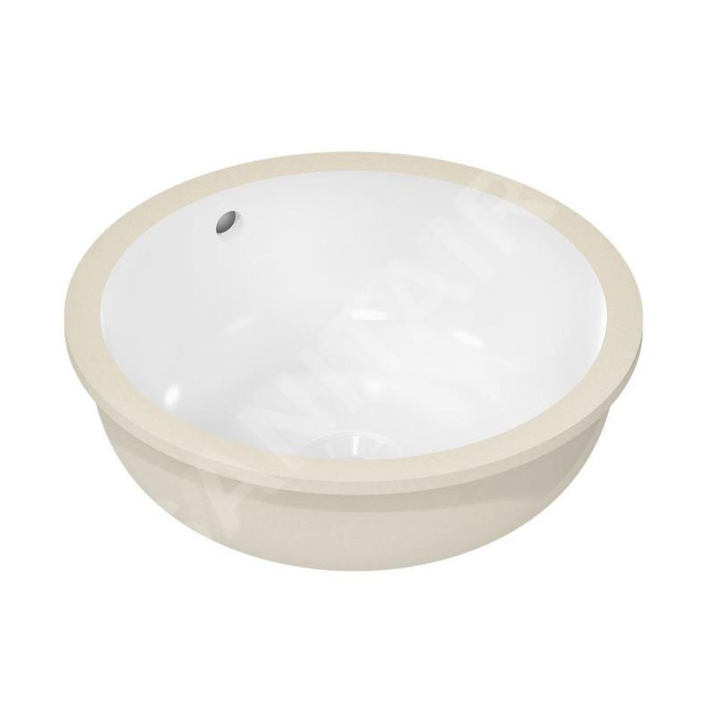 Hansgrohe Xuniva S - Vasque encastré, diamètre 35 cm, avec trop-plein, blanc 60151450