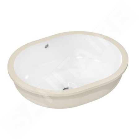 Hansgrohe Xuniva U - Lavabo, encastré, 45x35 cm, avec trop-plein, blanc 60153450