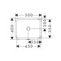 Hansgrohe Xuniva Q - Lavabo, encastré, 45x35 cm, avec trop-plein, blanc 60154450 Hansgrohe Xuniva Q - Lavabo, encastré, 45x35 cm, avec trop-plein, blanc 60154450