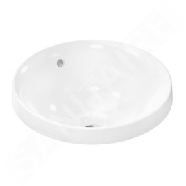 Hansgrohe Xuniva S - Vasque, diamètre 40 cm, avec trop-plein, sans trou pour robinet , blanc 60155450