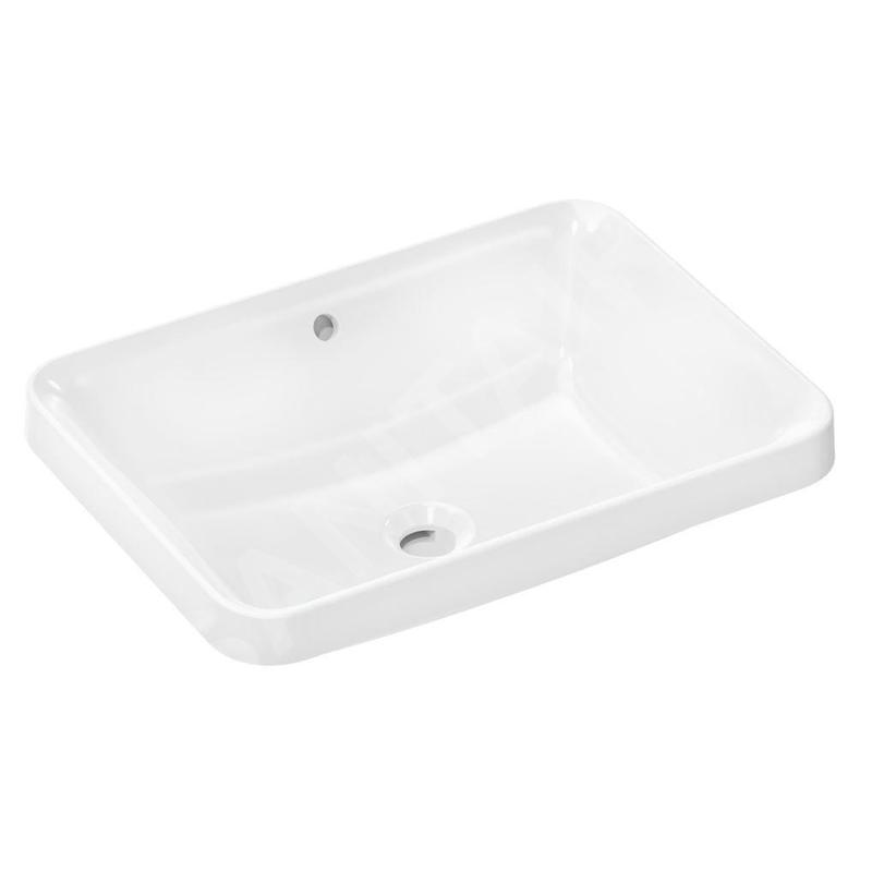 Hansgrohe Xuniva Q - Lavabo, 55x40 cm, avec trop-plein, sans trou pour robinet, blanc 60158450 Hansgrohe Xuniva Q - Lavabo, 55x40 cm, avec trop-plein, sans trou pour robinet, blanc 60158450