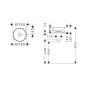 Hansgrohe Xuniva S - Vasque à poser, diamètre 30 cm, sans trop-plein, blanc 60163450