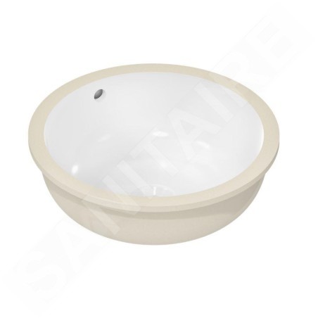 Hansgrohe Xuniva S - Vasque encastré, diamètre 35 cm, avec trop-plein, SmartClean, blanc 61046450