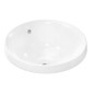 Hansgrohe Xuniva S - Vasque, diamètre 40 cm, avec trop-plein, sans trou pour robinet, SmartClean, blanc 61054450