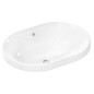 Hansgrohe Xuniva U - Lavabo, 55x40 cm, avec trop-plein, sans trou pour robinetterie, SmartClean, blanc 61062450 Hansgrohe Xuniva U - Lavabo, 55x40 cm, avec trop-plein, sans trou pour robinetterie, SmartClean, blanc 61062450