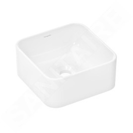 Hansgrohe Xuniva Q - Vasque à poser, diamètre 30 cm, sans trop-plein, SmartClean, blanc 61074450