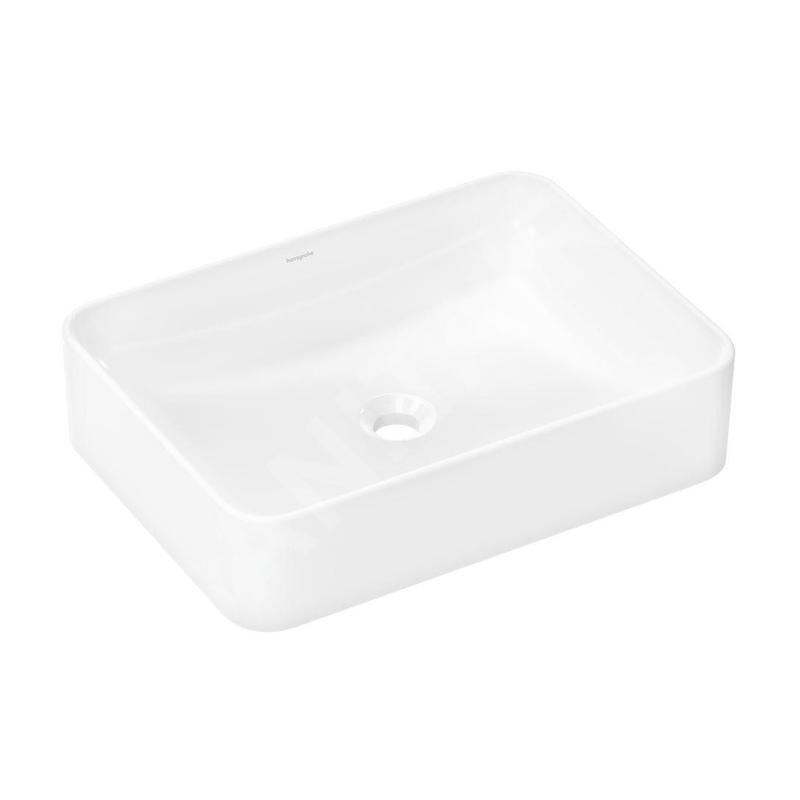 Hansgrohe Xuniva Q - Lavabo à poser, 55x40 cm, sans trop-plein, SmartClean, blanc 61075450 Hansgrohe Xuniva Q - Lavabo à poser, 55x40 cm, sans trop-plein, SmartClean, blanc 61075450