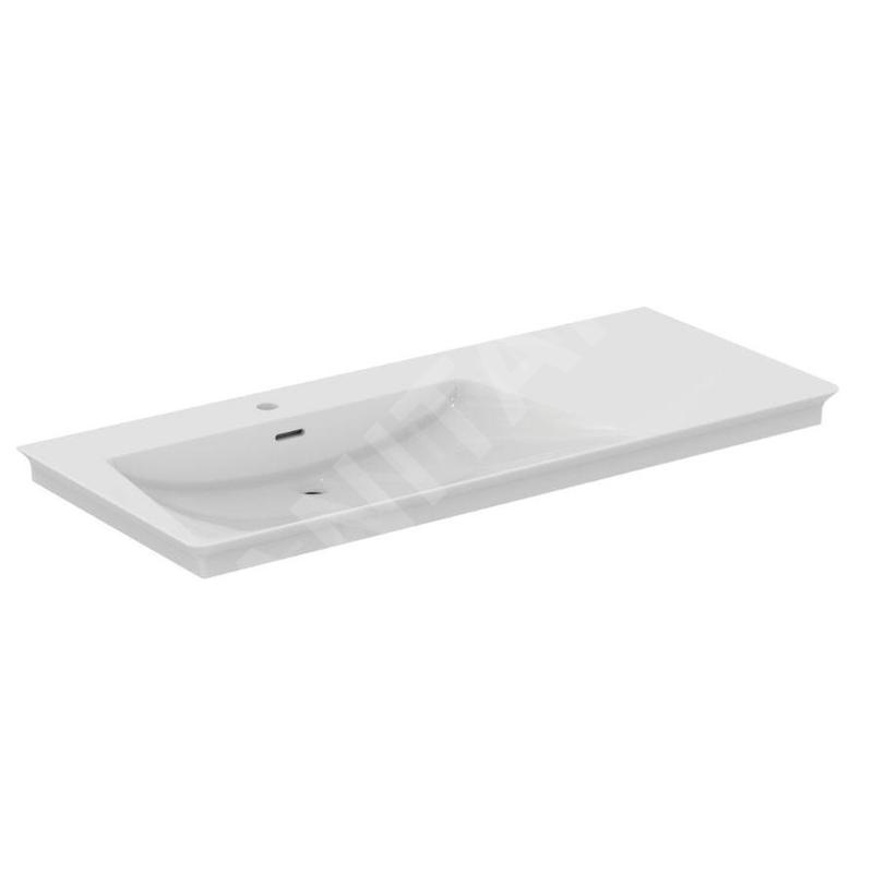 Ideal Standard La Dolce Vita - Lavabo, 54x126 cm, gauche, avec trop-plein, trou pour robinet, blanc E263201 Ideal Standard La Dolce Vita - Lavabo, 54x126 cm, gauche, avec trop-plein, trou pour robinet, blanc E263201