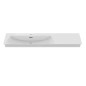 Ideal Standard La Dolce Vita - Lavabo, 54x126 cm, gauche, avec trop-plein, trou pour robinet, blanc E263201 Ideal Standard La Dolce Vita - Lavabo, 54x126 cm, gauche, avec trop-plein, trou pour robinet, blanc E263201