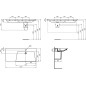 Ideal Standard La Dolce Vita - Lavabo, 54x126 cm, droite, avec trop-plein, trou pour robinet, blanc E263301 Ideal Standard La Dolce Vita - Lavabo, 54x126 cm, droite, avec trop-plein, trou pour robinet, blanc E263301