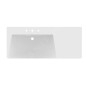 Ideal Standard La Dolce Vita - Lavabo, 54x126 cm, gauche, avec trop-plein, 3 trous pour robinetterie, blanc E269601
