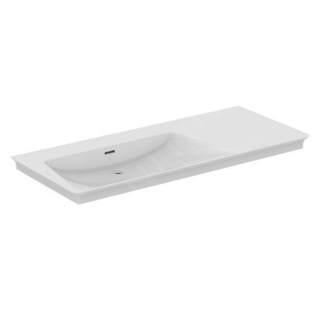 Ideal Standard La Dolce Vita - Lavabo, 54x126 cm, gauche, avec trop-plein, sans trou pour robinet, blanc E270601