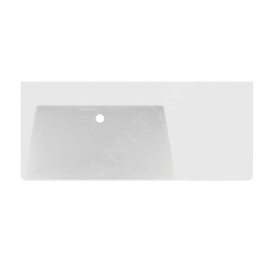 Ideal Standard La Dolce Vita - Lavabo, 54x126 cm, gauche, avec trop-plein, sans trou pour robinet, blanc E270601