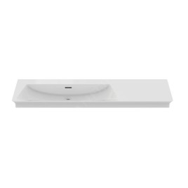 Ideal Standard La Dolce Vita - Lavabo, 54x126 cm, gauche, avec trop-plein, sans trou pour robinet, blanc E270601