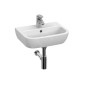 Jika Deep - Lave-main 46x34 cm, avec trop-plein, trou pour robinetterie , blanc H8103650001041