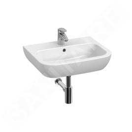 Jika Deep - Lavabo 60x45 cm, avec trop-plein, trou pour robinetterie, blanc H8103680001041