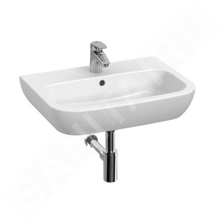 Jika Deep - Lavabo, 60x45 cm, avec trop-plein, sans trou pour robinet, blanc H8103680001091