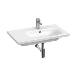 Jika Mio-N - Lavabo, 75x45 cm, avec trop-plein, trou pour robinet, Jika Perla, blanc H8117111001041