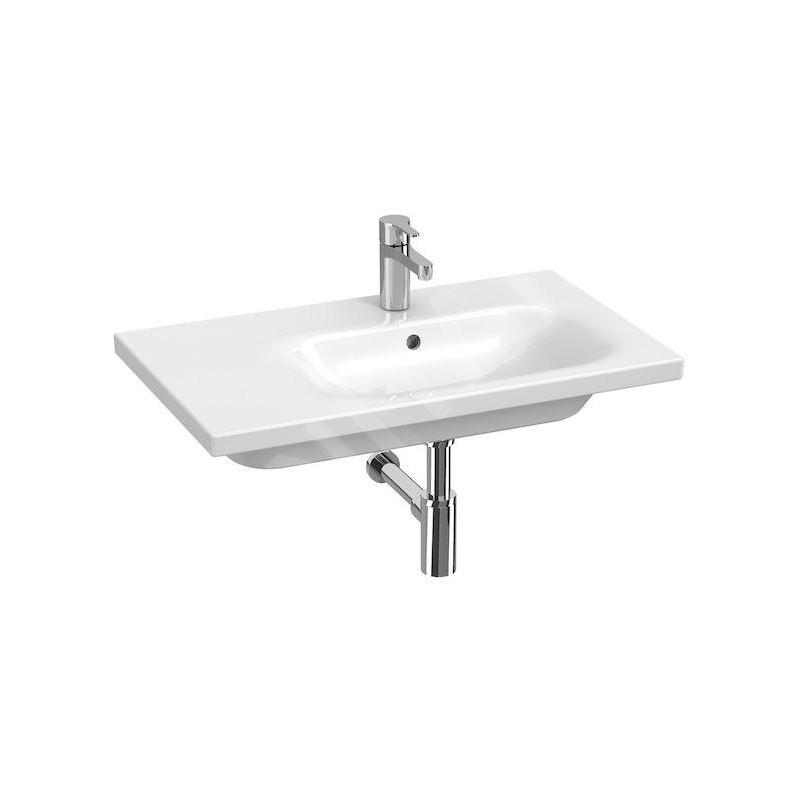 Jika Mio-N - Lavabo, 75x45 cm, avec trop-plein, trou pour robinet, Jika Perla, blanc H8117111001041 Jika Mio-N - Lavabo, 75x45 cm, avec trop-plein, trou pour robinet, Jika Perla, blanc H8117111001041