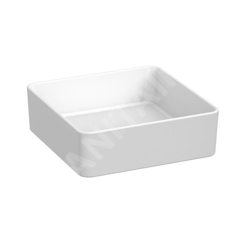 Jika Cubito Pure - Vasque à poser, 38x38 cm, sans trop-plein, blanc H8184220001121