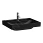 Laufen Meda - Lavabo, 60x46 cm, avec trop-plein, trou pour robinet, noir mat H8101137161041