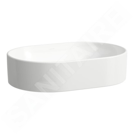Laufen Savoy - Vasque à poser, 55x38 cm, sans trop-plein, LCC, blanc H8129440001121