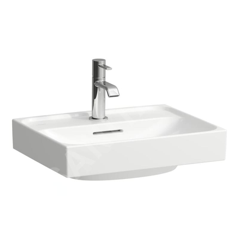 Laufen Meda - Lave-mains, 45x35 cm, avec trop-plein, trou pour robinetterie , blanc H8151110001041