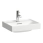 Laufen Meda - Lave-mains, 45x35 cm, avec trop-plein, trou pour robinetterie , blanc H8151110001041