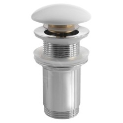 Sapho Accessoires - Bonde refermable pour lavabo sans trop-plein, Click Clack, blanc AR900