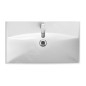 Cersanit City - Lavabo 81x46 cm, avec trop-plein, trou pour robinetterie, blanc K35-061 Cersanit City - Lavabo 81x46 cm, avec trop-plein, trou pour robinetterie, blanc K35-061