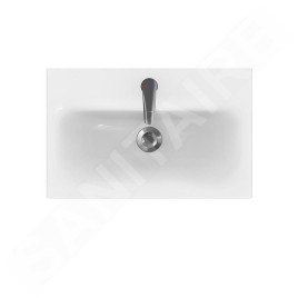 Cersanit Moduo - Lavabo 60x38cm cm, avec trop-plein, trou pour robinetterie, blanc K116-010