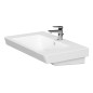 Cersanit Mille - Lavabo 81x49 cm, avec trop-plein, trou pour robinetterie, blanc K675-003 Cersanit Mille - Lavabo 81x49 cm, avec trop-plein, trou pour robinetterie, blanc K675-003